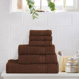 6 Piece Luxury Towel Bale Set Chocolate