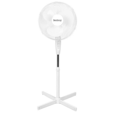 Beldray 16 Inch Pedestal Fan - 3 Speed Settings