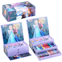 Official Frozen 52 Piece Colouring Case