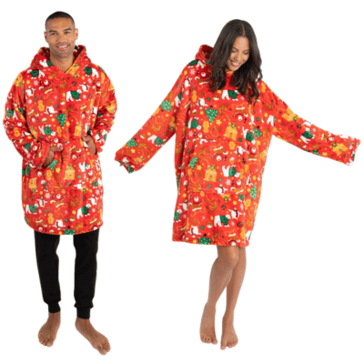 Unisex Christmas Festive Oversized Hoodie