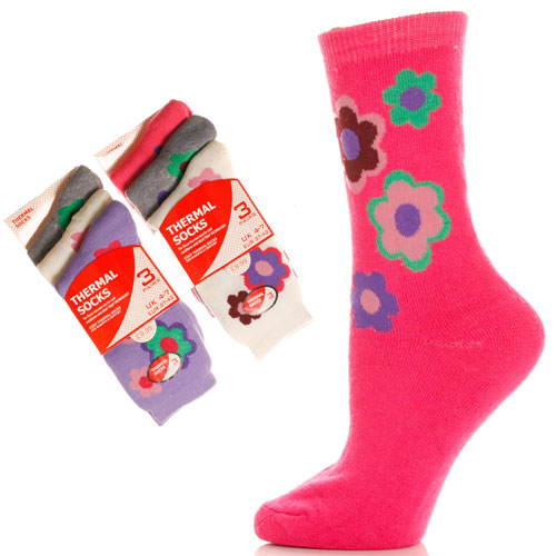 Wholesale Thermal Socks Ladies Socks Daisy Thermals