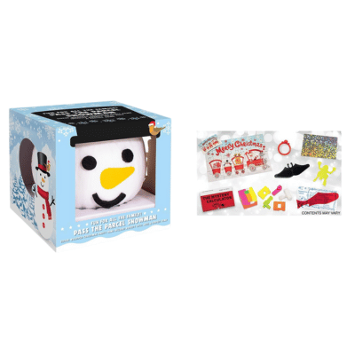 Christmas Pass The Parcel Snowman Family Christmas Game