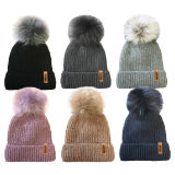 Soft Brush Faux Fur Pom Pom Hat With Cosy Lining