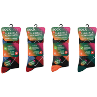 Mens Flexible Diabetic Socks Argyle