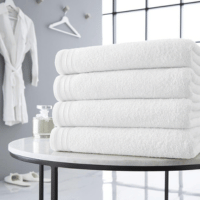 Luxury Wilsford Cotton Bath Sheet White