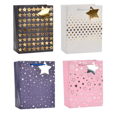 Foiled Star Large Gift Bag