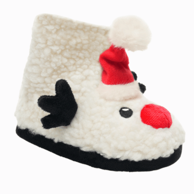 Toddler Reindeer Bootee Slipper