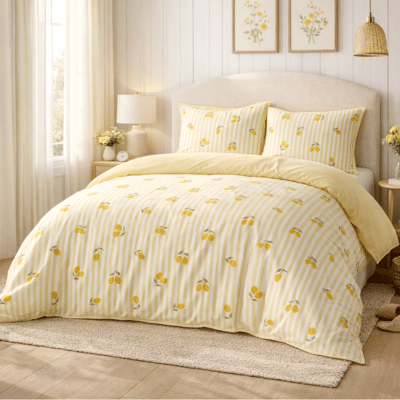 Fun Design Duvet Set Lemons