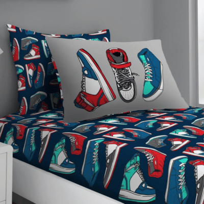 Kids Single Fitted Sheet - High Tops