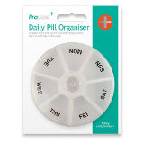 Weekly Pill Box Organiser Compartments