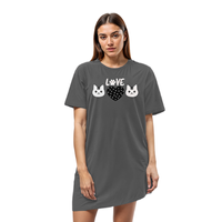 Ladies 'Love Heart Cats' Jersey Nightie