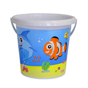 Sea Life Fish Printed Bucket