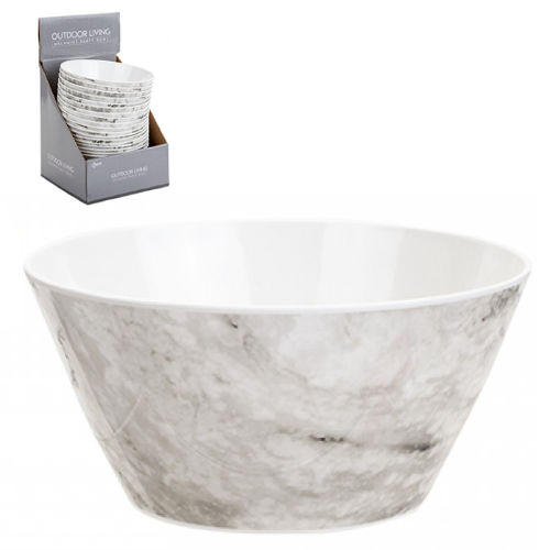 Melamine Bowl 6 Inch Marble Design