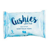 Cushies Classic Toilet Tissue Wipes