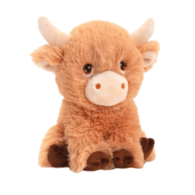 18cm Keeleco Shaggy Highland Cow