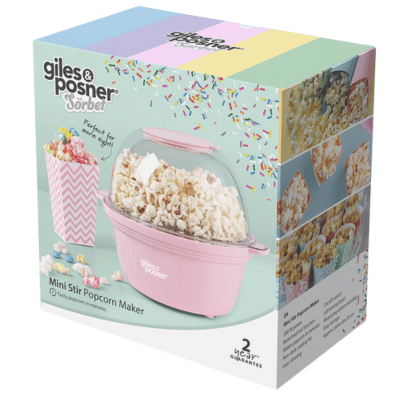 Giles & Posner Mini Popcorn Maker - Pink