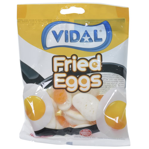 Jelly Fried Egg Sweets 100g Bag