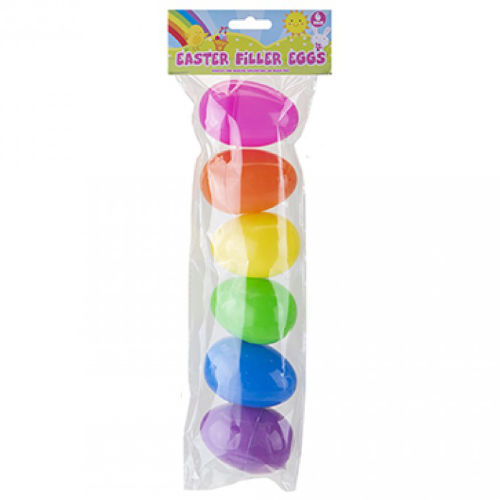 Easter Time Fillable Eggs 6 Pack