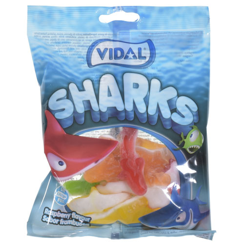 Jelly Sharks Sweets 100g Bag