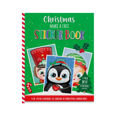 Christmas Make A Face Sticker Book