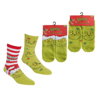 Official The Grinch Mens Single Pair Cosy Socks With Gripper