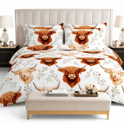 Highland Cow Soft Touch Duvet Set