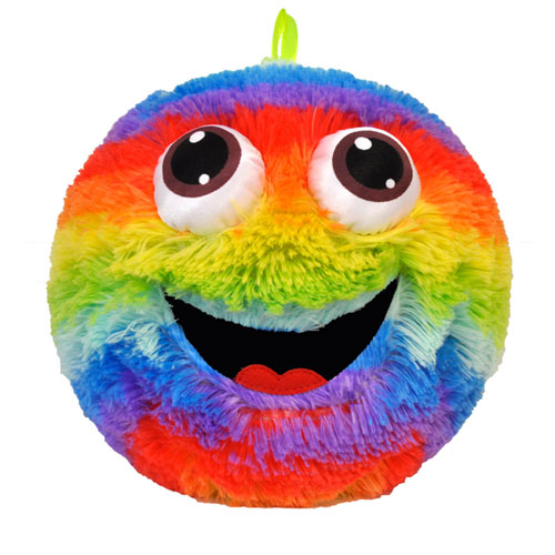 Funny Face Rainbow Ball With 3D Eyes