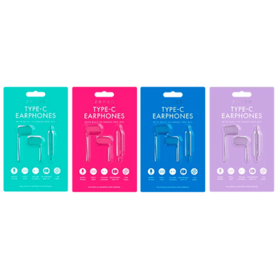 Bright Type-C Earphones With Microphone