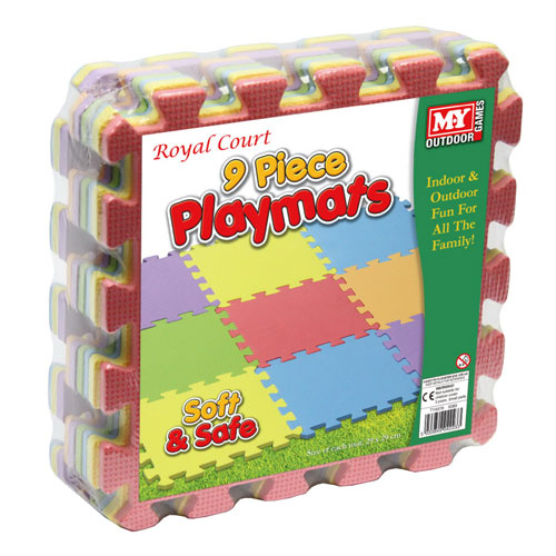 9 Piece Soft Playmats