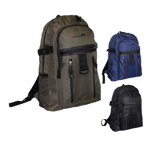 Outdoor Backpack With Zip Pockets
