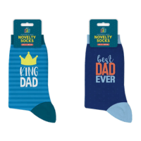 Novelty Fathers Day Socks - Carton Price