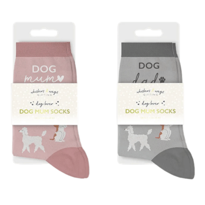 Dog Mum & Dad Novelty Socks
