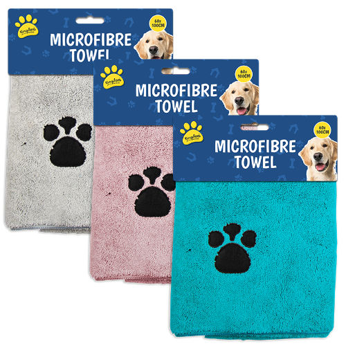 Pet Microfibre Towel 60cm x 100cm
