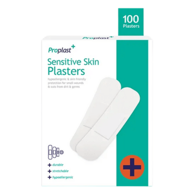 Sensitive Skin Plasters - 100 Pack