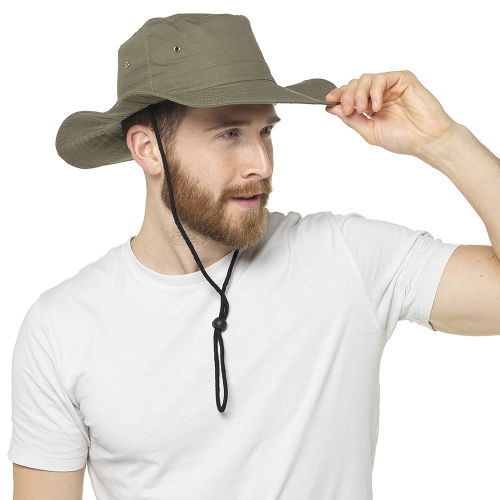 Men's Khaki Safari Hat | Wholesale Hats | Wholesale Summer Hats | A&K ...