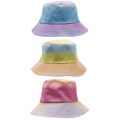 Girls Tie Dye Design Bucket Hat