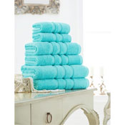 Supreme Cotton Bath Sheets Aqua