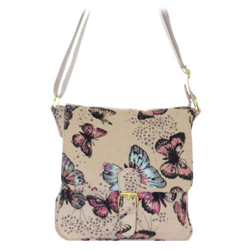 Butterfly Canvas Crossbody Bag | Wholesale Bags & Purses | Wholesale ...