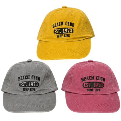 Adults Baseball Cap - Beach Club