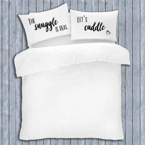 Novelty Slogan Pillow Cases Snuggle