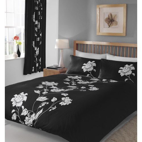 Wholesale Bedding Wholesaler Duvet Sets Chantilly Black Set