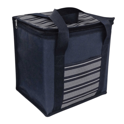 Nautical Stripe Design Insulated Cooler Bags - 12 Litre Capacity