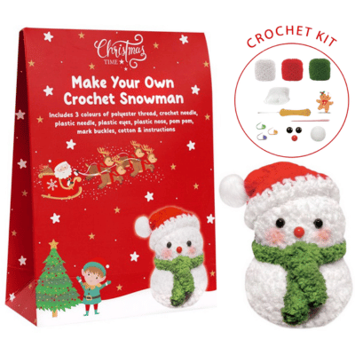 DIY Christmas Crochet Kit - Snowman