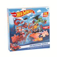 Official Hot Wheels 56 Piece Holographic Puzzle