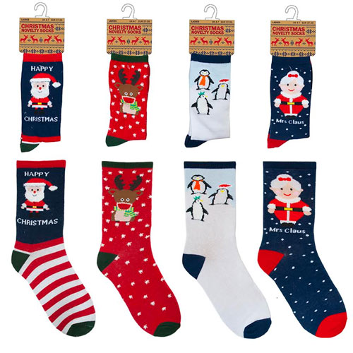 Wholesale Ladies Christmas Socks | RJM Wholesaler