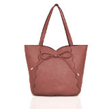 Bow Detail Tote Bag Red