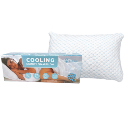 Cooling Memory Foam Boxed Pillow