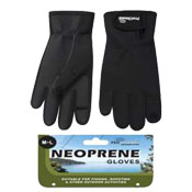 Adults Neoprene Fishing Gloves Black