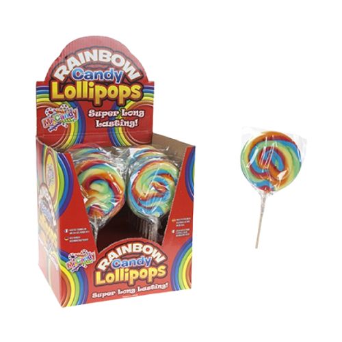 Rainbow Swirl Lolly 50g | Wholesale Sweets And Confectionery | A&K ...