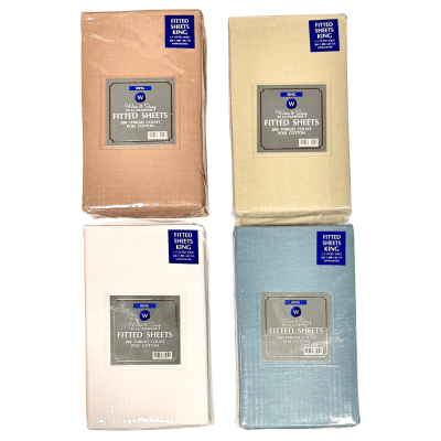 200 Thread Count Fitted Sheets King